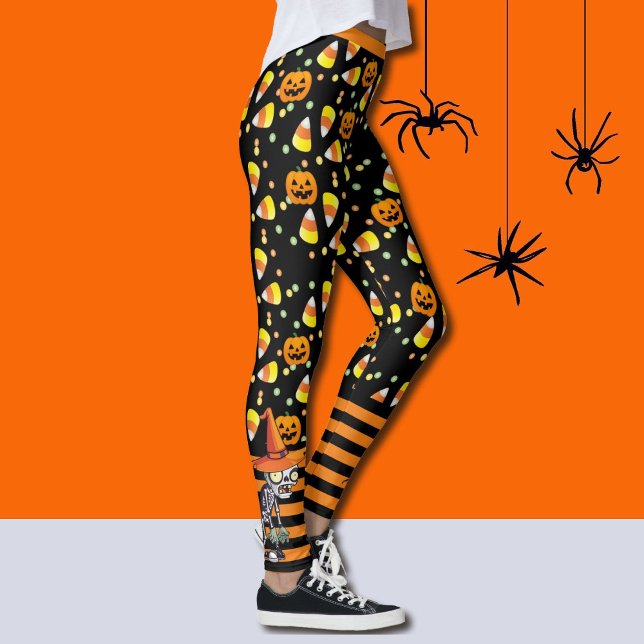Zu viel Süßes! Halloween Gone Sugar Overload Leggings (Von Creator hochgeladen)