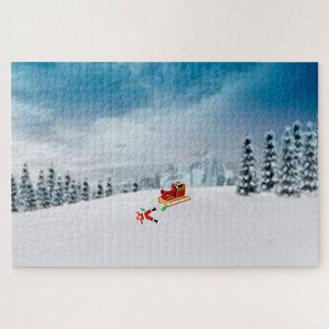 Zu viel Weihnachten Cheer Puzzle (Horizontal)