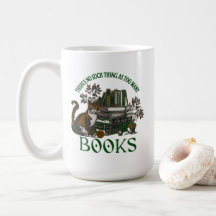 Zu viele Bücher Grüne Florale Akademie-Tasse