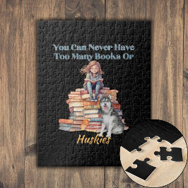 Zu viele Bücher oder Huskies