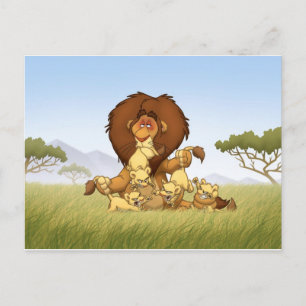 Zu viele Cubs Postkarte