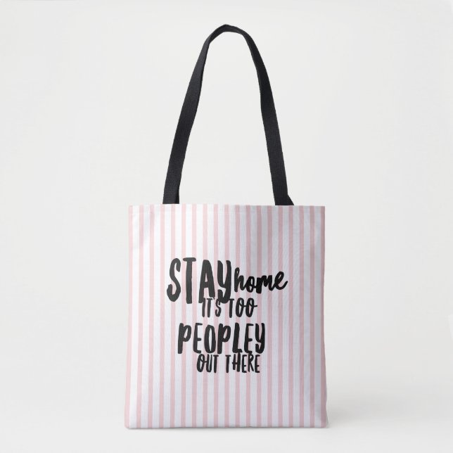 Zu viele Leute da draußen Tote Tasche (Vorderseite)