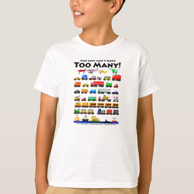 Zu viele! (Schwarze Beschriftung) T-Shirt (Vorderseite)