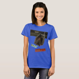 Zu viele Süßigkeiten T-Shirt Hanging Bat Halloween