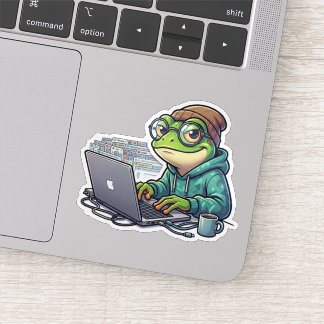 Zu viele Tabs Frosch Aufkleber