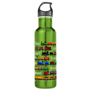 Zu viele Züge Edelstahlflasche
