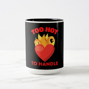 ZU WAS ZU BEHANDELN ZWEIFARBIGE TASSE