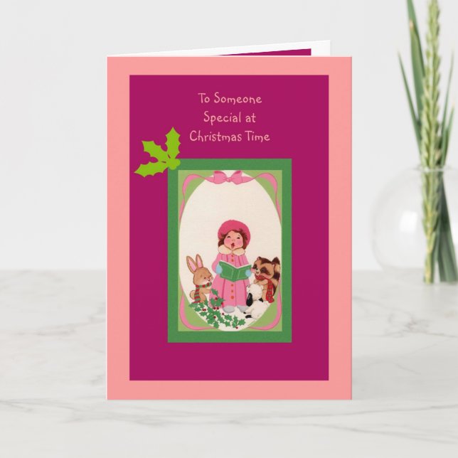 Zu Weihnachten an jemanden (Vorderseite)