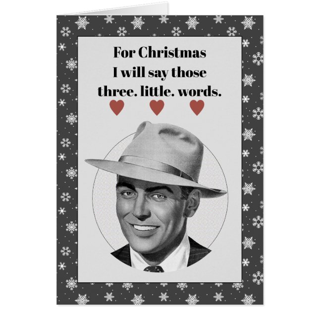 Zu Weihnachten werde ich sagen.. (Vorne)