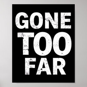 Zu weit weg Foxtrot Delta Tango Resist Poster