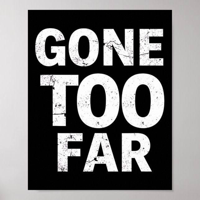 Zu weit weg Foxtrot Delta Tango Resist Poster (Vorne)