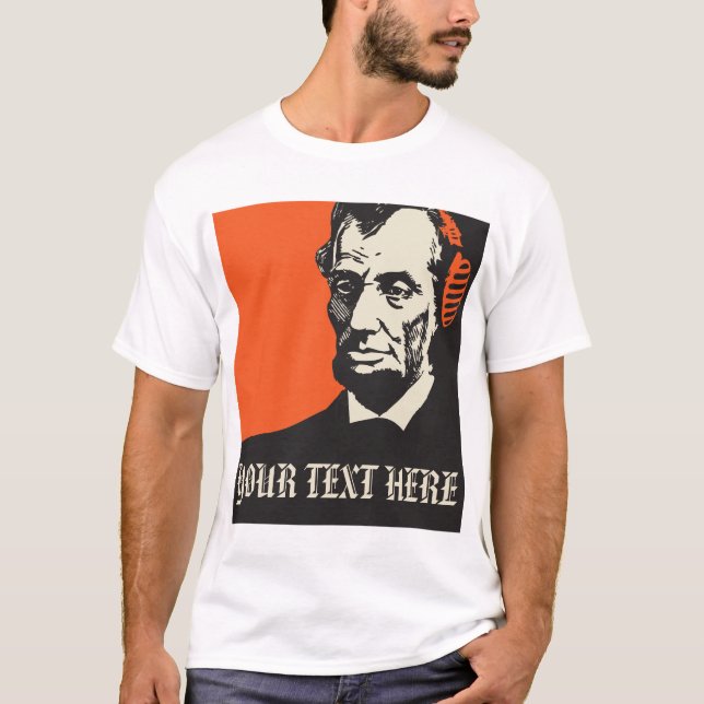 zu wem hört Abraham Lincoln? T-Shirt (Vorderseite)