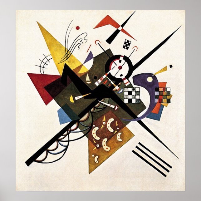 Zu White II - Wassily Kandinsky Poster (Vorne)