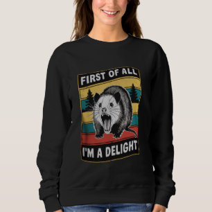 Zuallererst bin ich ein erstaunlich sarkastischer, sweatshirt