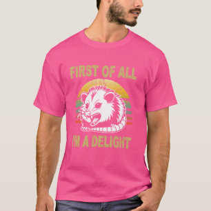 Zuallererst bin ich ein erstaunlich sarkastischer, T-Shirt