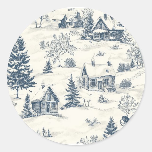 Zubehör für Weihnachtsbaummuster Runder Aufkleber (Vorderseite)