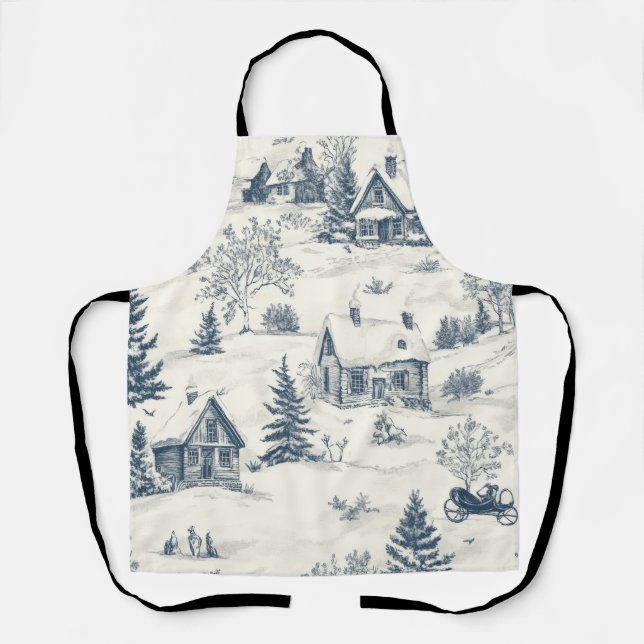 Zubehör für Weihnachtsbaummuster Schürze (Vorderseite)