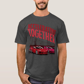 Zubringerwagen beschleunigen gemeinsam Fernsteueru T-Shirt