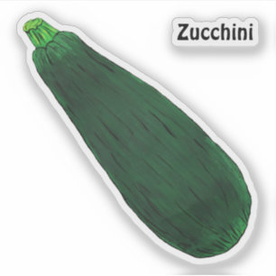 Zucchini Aufkleber