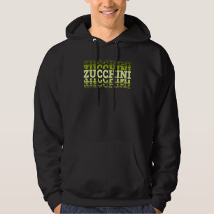 Zucchini Courgette Vegan Gemüse Gesund Vegetarisch Hoodie