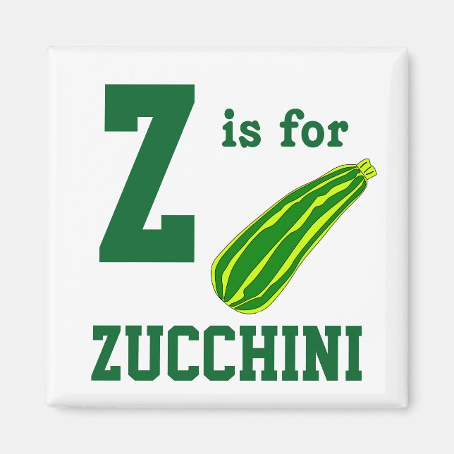 Zucchini Magnet (Vorne)