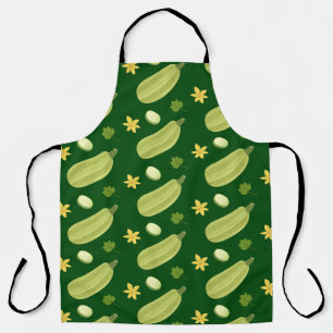 Zucchini Muster 7 Schürze