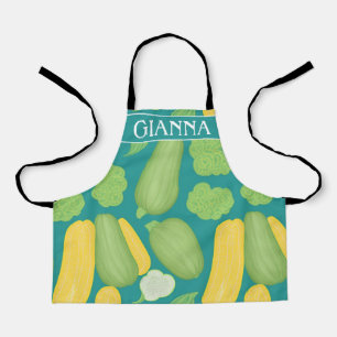 Zucchini Pastel Personalisiertes Muster Schürze