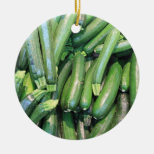Zucchini-Verzierung Keramikornament