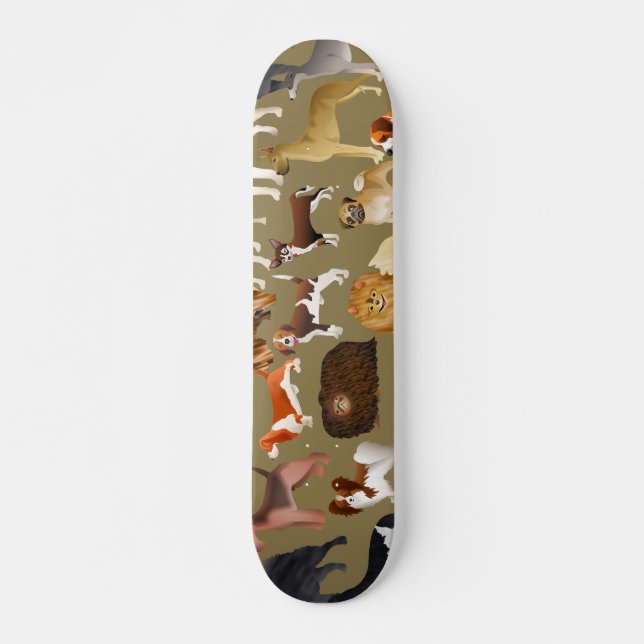 Zucht- Hundetapete Skateboard (Vorne)