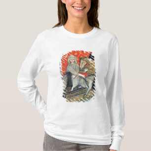 Züchtende Schweine und Pferde T-Shirt