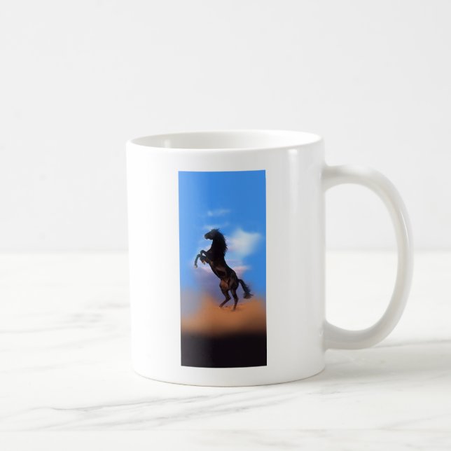 Zuchtpferd Kaffeetasse (Rechts)