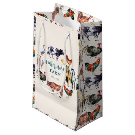 Zuchttiere Aquarellbauernbetriebe Elfenbein Kleine Geschenktüte