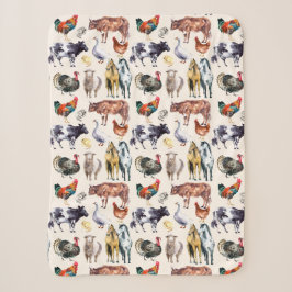 Zuchttiere Muster Aquarell Sherpadecke