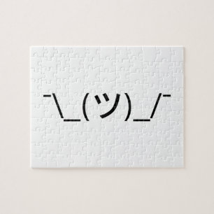 Zucken Sie Emoticon ¯ \ _(ツ) _/¯ Japaner Kaomo