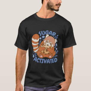 Zucker aktiviert Red Panda T-Shirt
