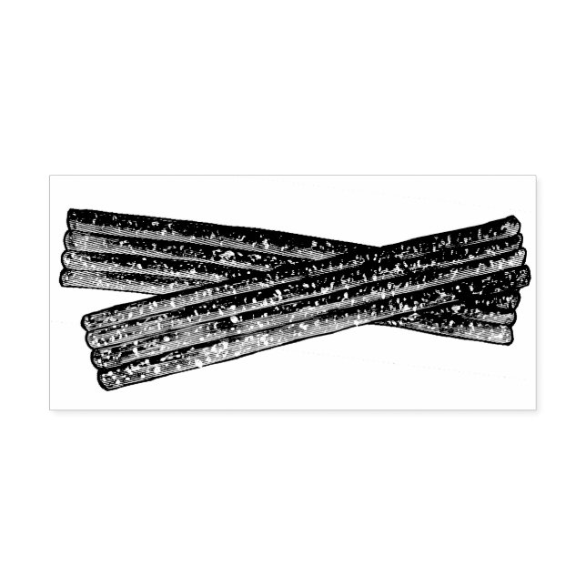 Zucker Churro Fried Teig Konditorei Spanisches Ess Gummistempel (Prägung)