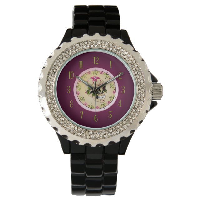 Zucker [Día de Muertos] Armbanduhr (Vorderseite)