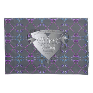 Zucker, Eisen, Amethyst Kissenbezug