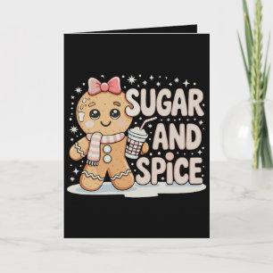 Zucker Gewürz Lebkuchen Bougie Rosa Weihnachten Xm Karte
