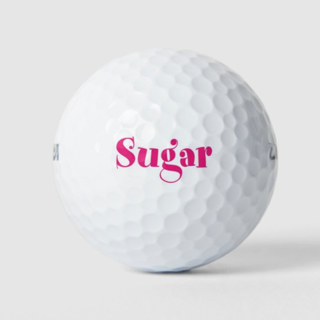 Zucker Golfball (Vorderseite)