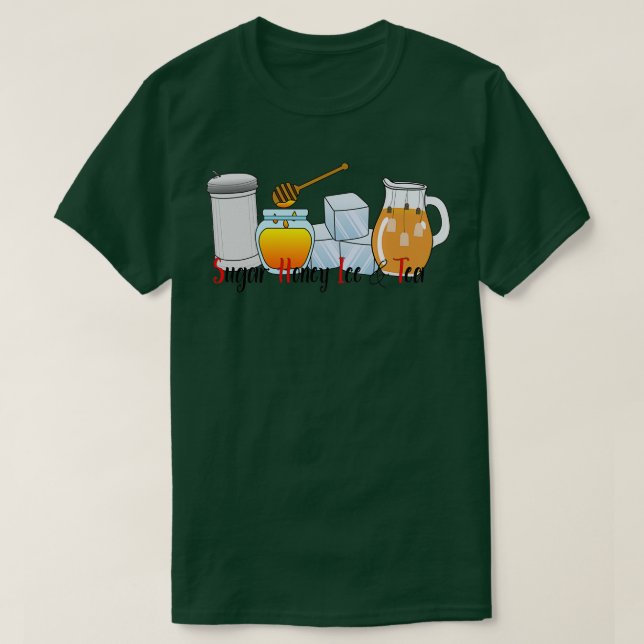 Zucker Honig Eis & Tee (Design vorne)