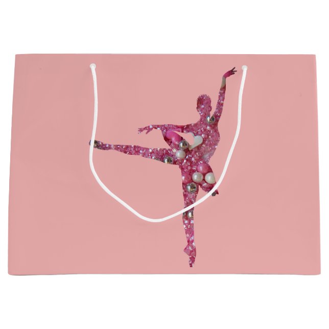Zucker-Pflaume-Fairy-Ballerina Große Geschenktüte (Vorderseite)