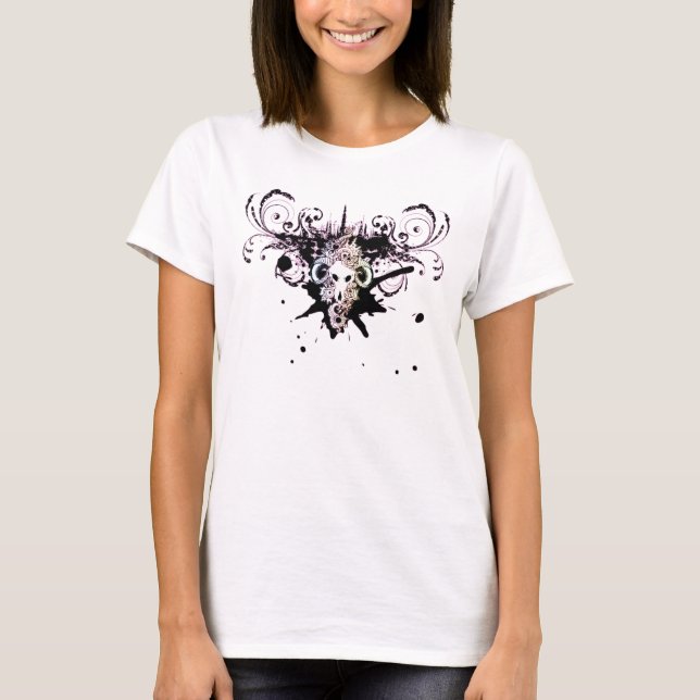 Zucker-RAM-Schädel T-Shirt (Vorderseite)