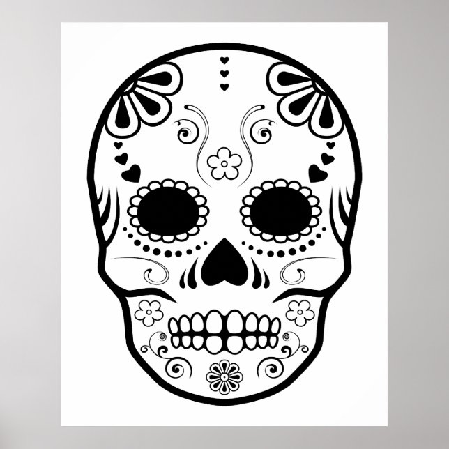 Zucker-Schädel: 1 Poster (Vorne)