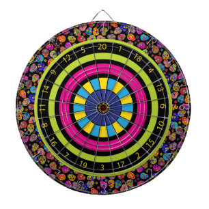Zucker-Schädel Dartscheibe