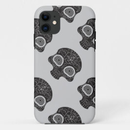 Zucker-Schädel-Herz und -Blume Case-Mate iPhone Hülle