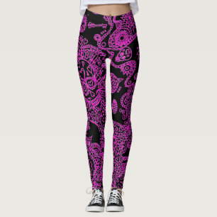 Zucker-Schädel-Leggings Leggings