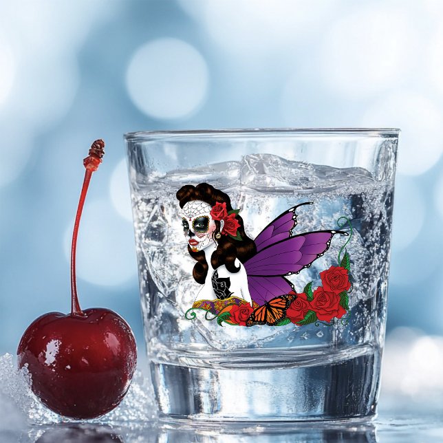 Zucker SKull Fairy Sunset Schnapsglas (Von Creator hochgeladen)