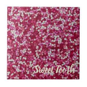 Zucker streut farbenfrohe Backkristalle Geschenk Fliese