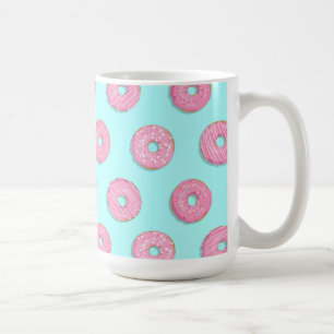 Zucker Sweet Pink Glazed Donuts Kaffeetasse